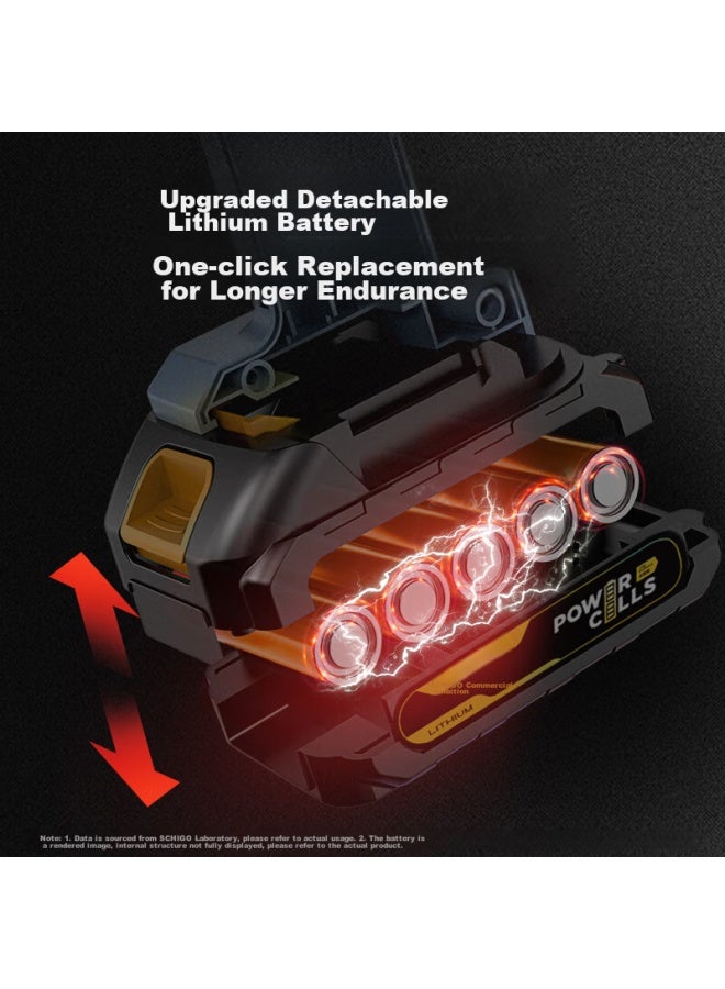 Chigo Wireless Car Vacuum Cleaner With Detachable Lithium Battery Pack, Handheld Car And Home Use, Suction And Blowing Multi-purpose High Suction Power X8-c - Image 2