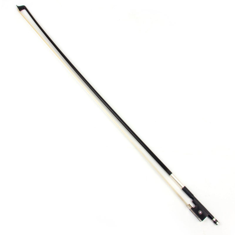 Kmise Carbon Fiber Violin Bows: Lightweight Violin Bow 4/4, Anti-Deformation Full Size Fiddle Bow, Ultra-Stretchy Horse Hair, Gift for Professional, Beginner, Adults, Kids Violins Practice (Black) - Image 2