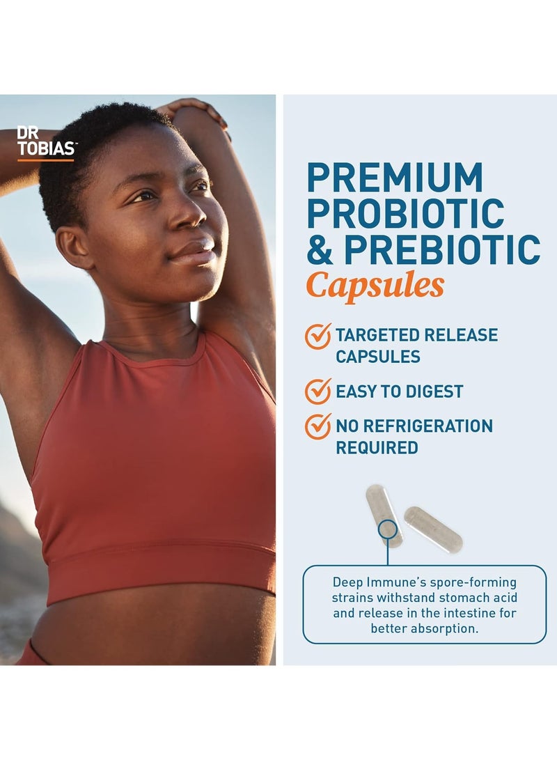 Dr. Tobias Deep Immune Probiotics & Prebiotics, 60 Delayed Release Capsules, 30 Day Supply  - Image 4