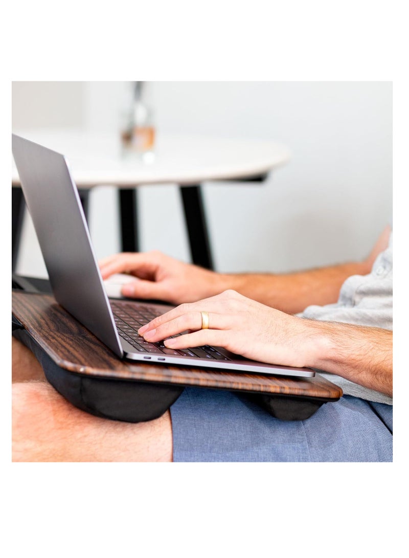 Generic Lap Desk for Home & Office – With Mouse Pad, Device Ledge, and Phone Holder  - Image 2