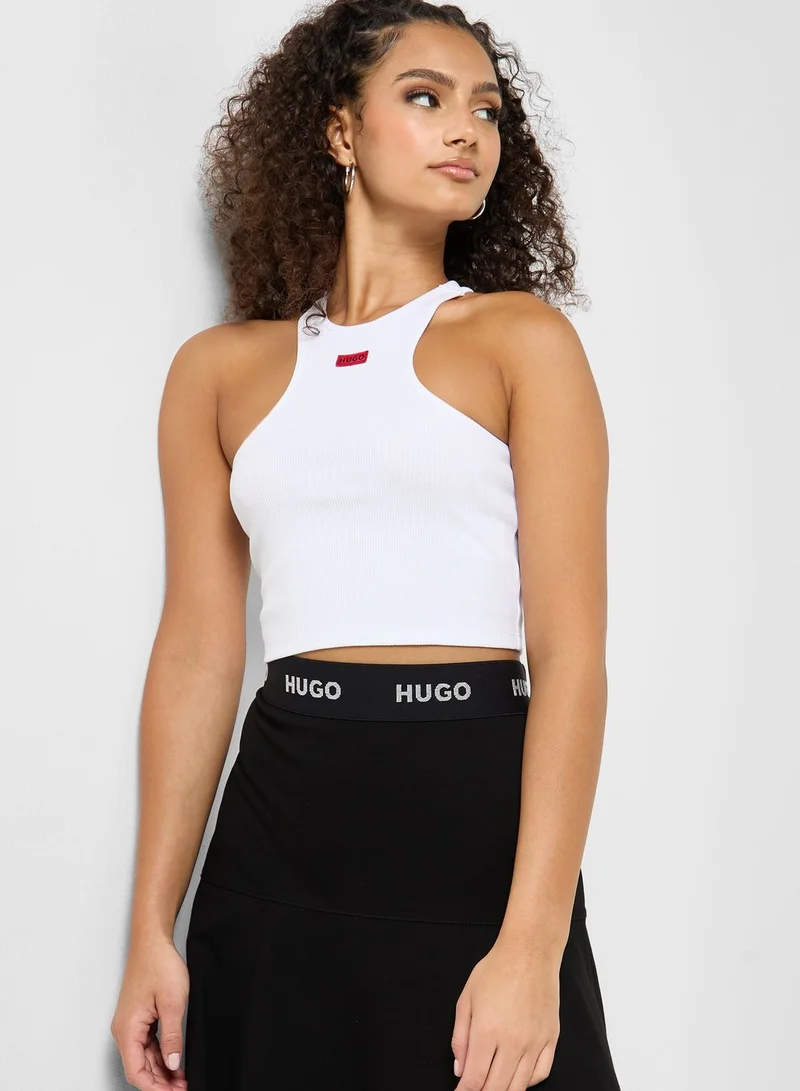 HUGO Ribbed Knitted Tanks