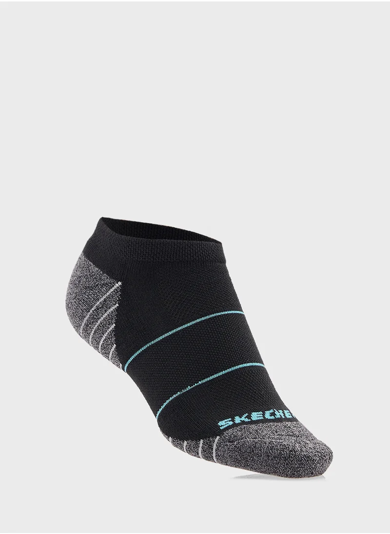 SKECHERS 3 Pack Extended Terry Low Cut Socks