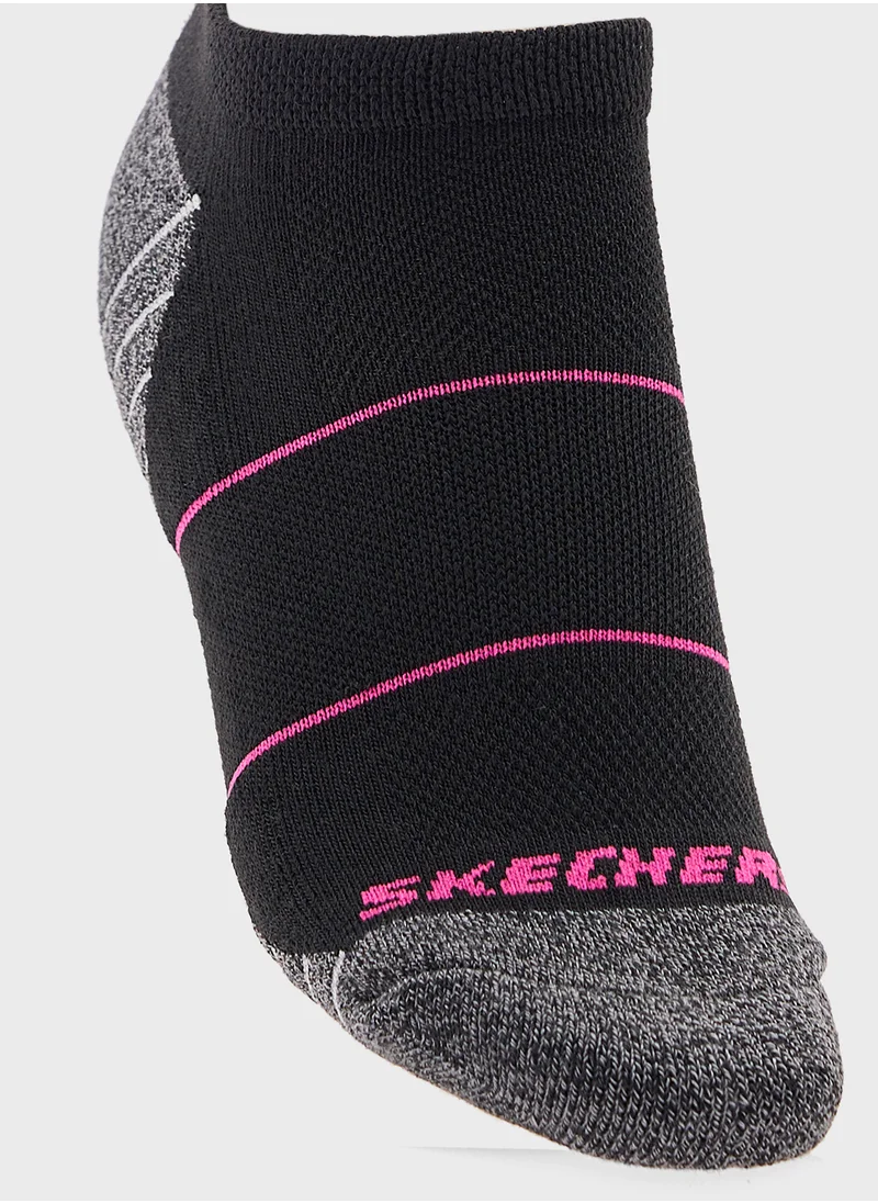 SKECHERS 3 Pack Extended Terry Low Cut Socks