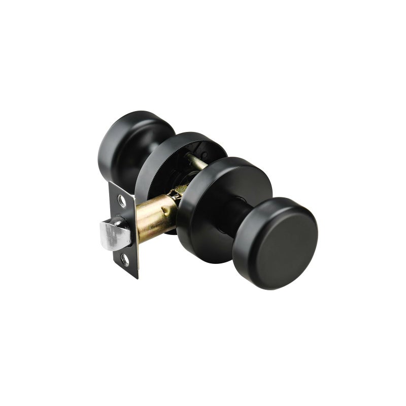 Ncsen Black Interior Door Knob Non Locking  Passage Door Handles For Hall & Closet  Heavy Duty Door Knobs - Image 1