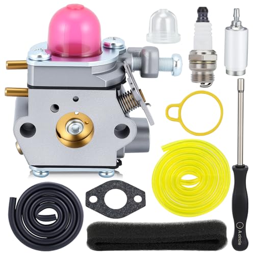 Wellsking TB32EC Carburetor for Troy-Bilt Weed Eater TB80EC YM21CS TB21EC TB22EC TB2040XP TB22 2 Cycle String Trimmer Craftsman 27CC Weed Eater Replacement for WT-973 753-06190 - Image 1