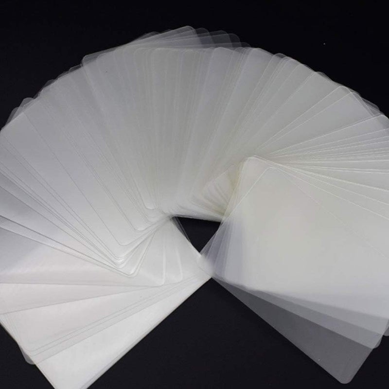 HEALLILY 200 Pcs Thermal Laminating Pouches Clear Universal Thermal Laminating Sheets Photo Sealing Film Thermoplastic Sealing File Waterproof Film for Home Office (0. 055mm, 3 Inch) - Image 5