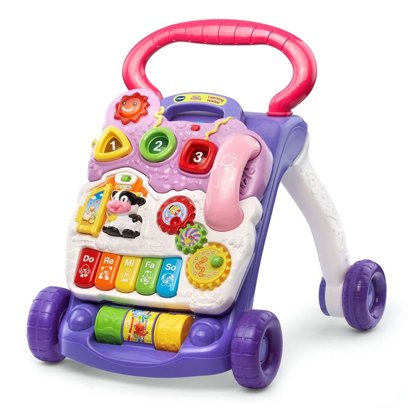 VTech Sit-to-Stand Learning Walker (Frustration Free Packaging), Lavender - Image 1
