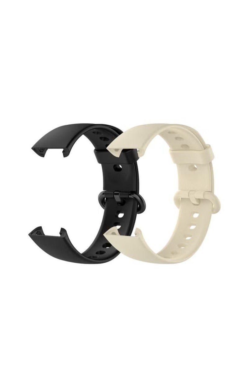 Anmi Anmi 2 Straps Compatible with Redmi Watch 2 Lite & POCO Watch & Xiaomi Mi Watch 2 Lite Silicone Strap for Men, Women