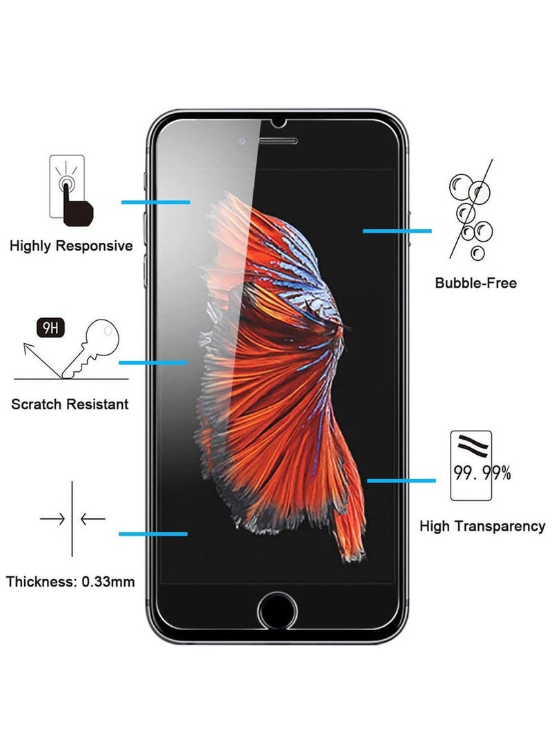 2 Pack Tempered Glass Screen Protector for Oukitel C61 Pro (6.88 inch)  .9H Hardness Avoid-Scratch hpone No Bubbles Protective Film Tempered Glass - Image 4