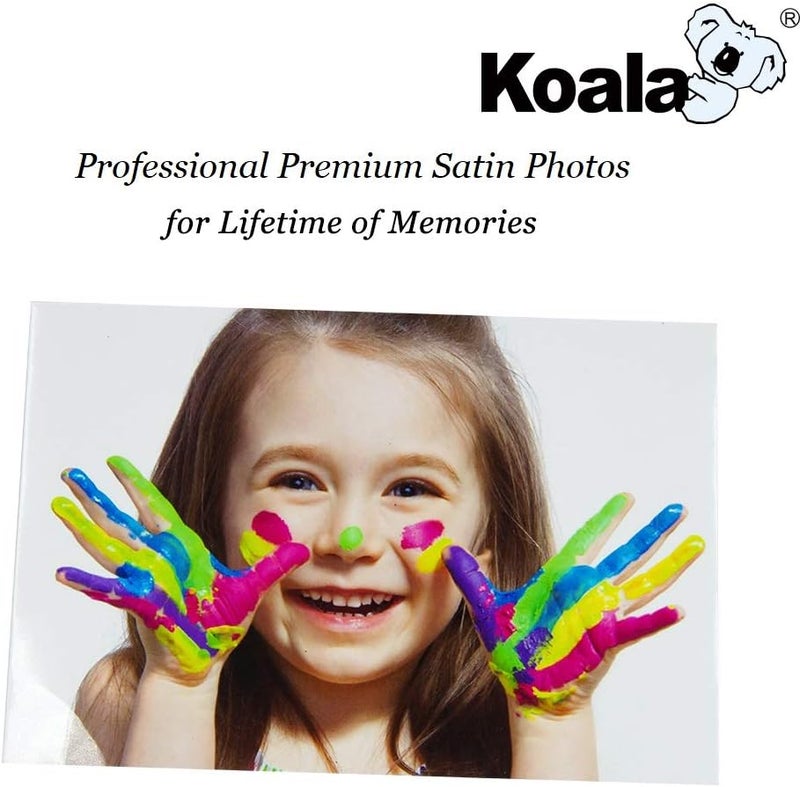 KOALA Inkjet Satin/Oyster Photo Paper 7x5 inch 18x13 cm 250gsm 20 Sheets with Premium Satin Advanced Resin Coated for Canon Hp Epson Inkjet Printer - Image 5