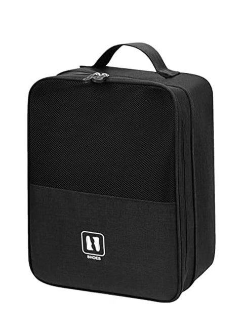 Shoe Bag for Travel Holds 3 Pair of Shoes Travel Shoe Bag Waterproof Cationic Oxford Cloth Black Large Capacity Black Large Classic