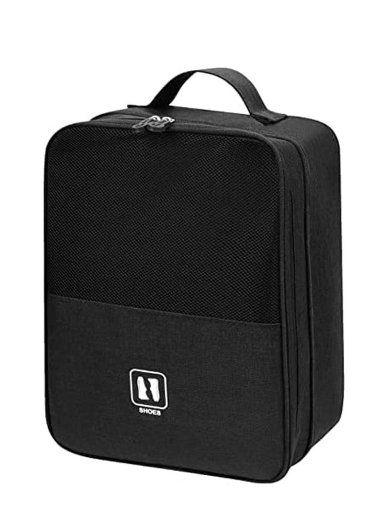 Generic - Shoe Bag for Travel Holds 3 Pair of Shoes Travel Shoe Bag Waterproof Cationic Oxford Cloth Black Large Capacity Black Large Classic - Image 1
