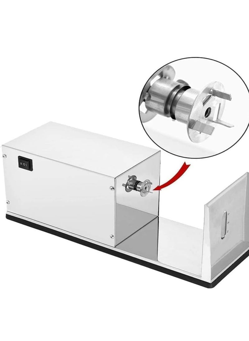 ELTRAZONE Stainless Steel Manual Spiral Potato Chips Slicer – Tornado Potato Chips Cutter with Vegetable Slicer for Kitchen, Lightweight & Versatile Spiralizer for Potatoes, Carrots, Zucchini – Easy to Use, Durable, Perfect for Home Cooking & Snacks - Image 3