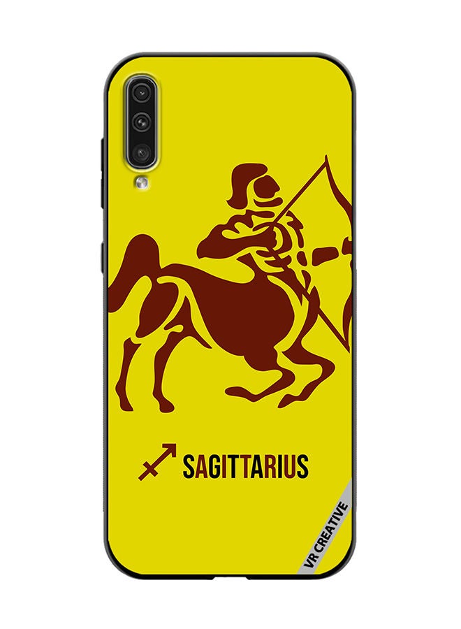 VR CREATIVE Protective Case Cover For Samsung Galaxy A50/A50s Sagittarius Silhouette Zodiac Signs Design Multicolour - Image 1