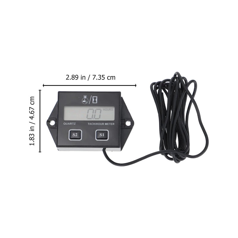 عداد سرعة رقمي حثي بشاشة LCD لمحركات 2 و4 أشواط، المناشير، جزازات العشب، الدراجات النارية - Image 3
