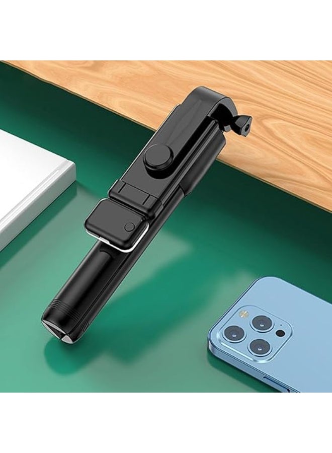 Foldable Phone Tripod & Selfie Stick with Full Light Ring - Lightweight, Portable & Easy-to-Use for TikTok, HD Videos & Live Streaming 🎥 - Image 2