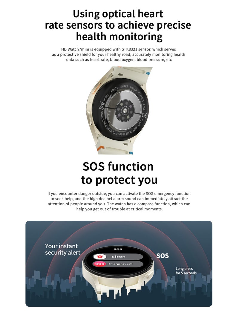 General Galaxy Watch 7 40mm Bluetooth AI Smartwatch with Energy Score, Health Tips, Heart Rate Tracking, Sleep Monitor, Fitness Tracker,  - Image 4