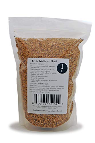 Eretz Tri-Clover by Eretz - Three Part Blend of Clovers Providing Beauty, Cover, and Natural Attractant. No Coatings or Fillers, Premium Seeds (1lb) - Image 2