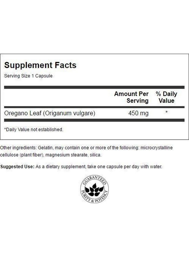 SWANSON Oregano 450 Milligrams 90 Capsules - Image 3