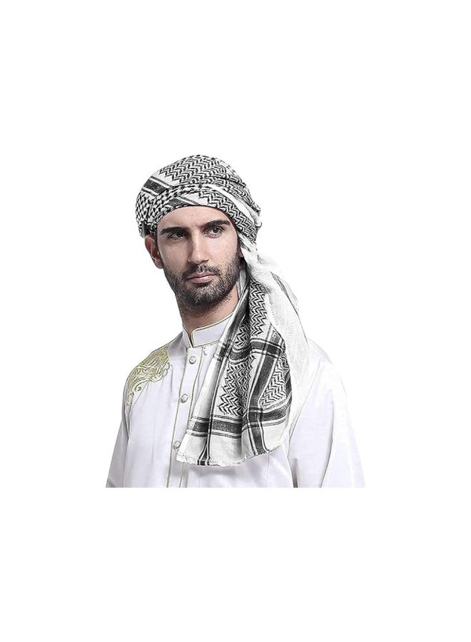 دريمزون شماغ رجالي عربي، حجاب رأس، غطاء رأس إسلامي، دبي، غطاء رأس كاجوال، وشاح، لفافة رقبة، غطاء رأس، عمامة - Image 3