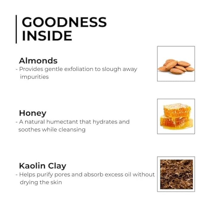 Repechage Honey and Almond Face Scrub For All Skin Types - Exfoliating Face Mask & Scrub Deeply Cleanses, Gentle Facial Exfoliator Helps Remove Blackheads & Unclog Pores, Softens Skin, 125mL / 0.5 oz. - Image 5