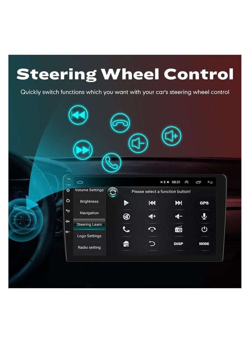 SHEZA STAR - Android Car Stereo for Toyota Corolla Matrix E140 2003 2004 2005 2006 2007 2008 1GB RAM 32GB ROM 9 Inch MirrorLink WiFi BT, IPS Touch Screen with AHD Camera Included - Image 1
