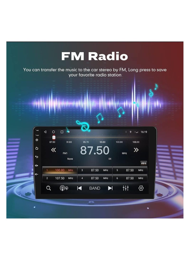 SHEZA STAR - Android Car Stereo for Toyota Corolla Matrix E140 2003 2004 2005 2006 2007 2008 1GB RAM 32GB ROM 9 Inch MirrorLink WiFi BT, IPS Touch Screen with AHD Camera Included - Image 1