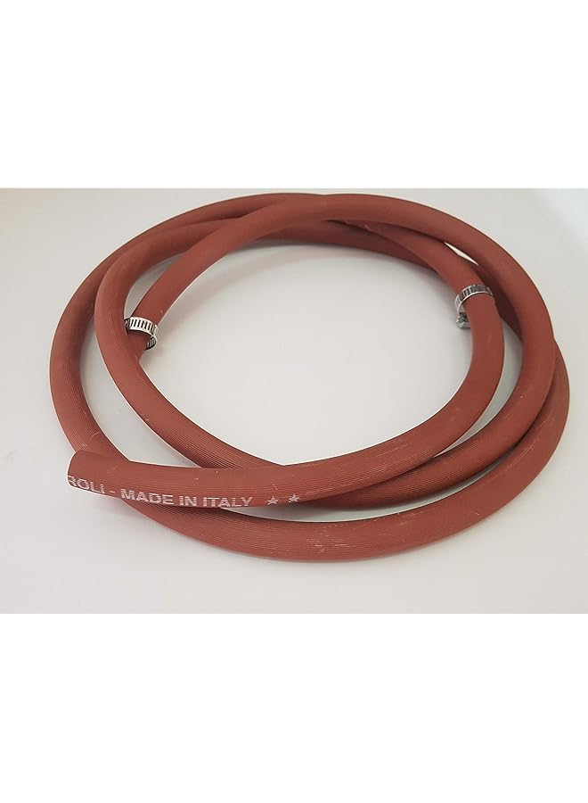 Italian Red Gas Hose With Gaskets 3M 