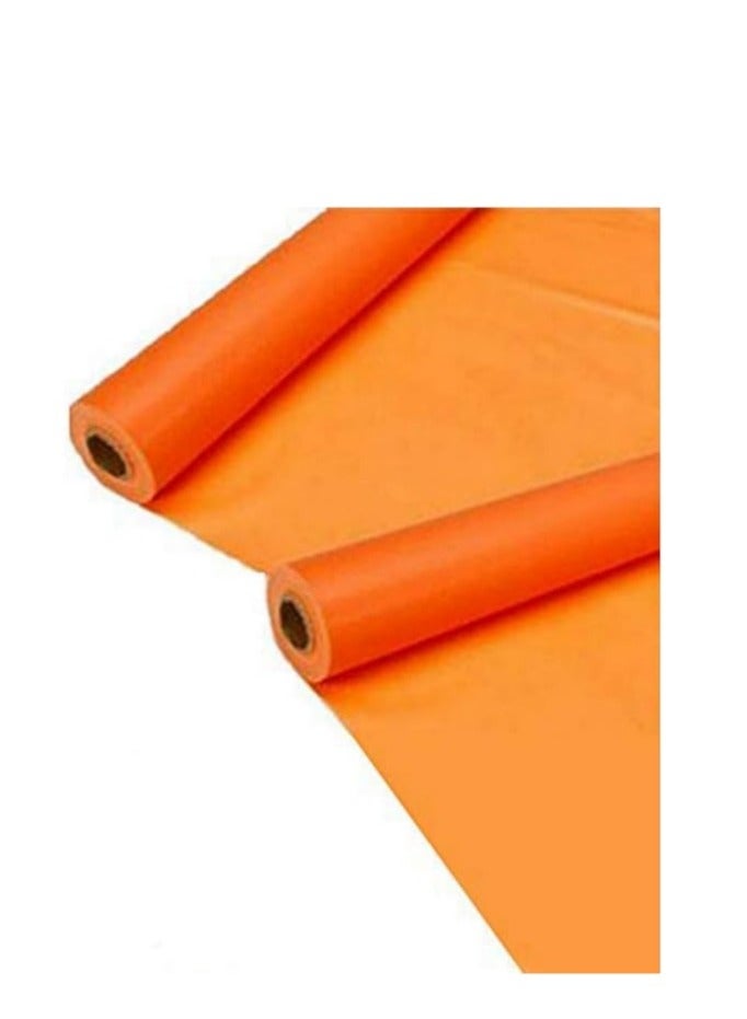 Flamingo Laminated Kraft Paper Roll 50cm×10meter Orange Colour - Image 1
