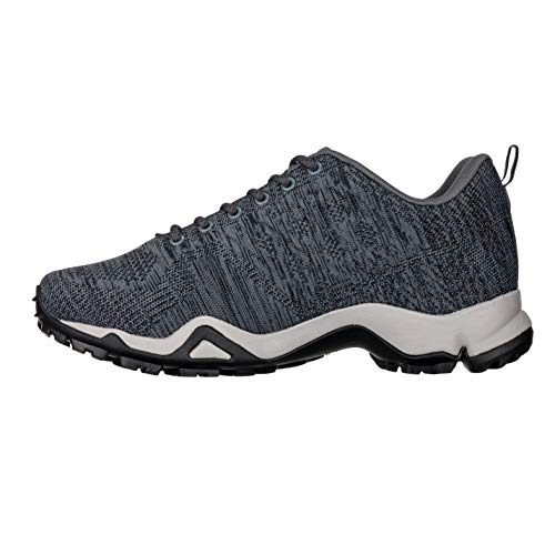 CALTO Men's Invisible Height Increasing Elevator Shoes - Grey Super Lightweight Sporty Sneakers - 2.4 Inches Taller - Q104 - Size 9 D(M) US - Image 2