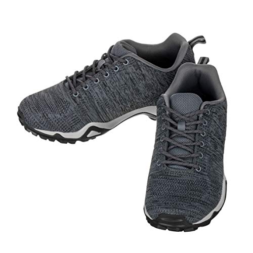 CALTO Men's Invisible Height Increasing Elevator Shoes - Grey Super Lightweight Sporty Sneakers - 2.4 Inches Taller - Q104 - Size 9 D(M) US - Image 4
