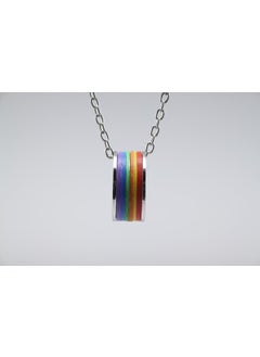 Rainbow Necklace Ring Accessory Stylish
