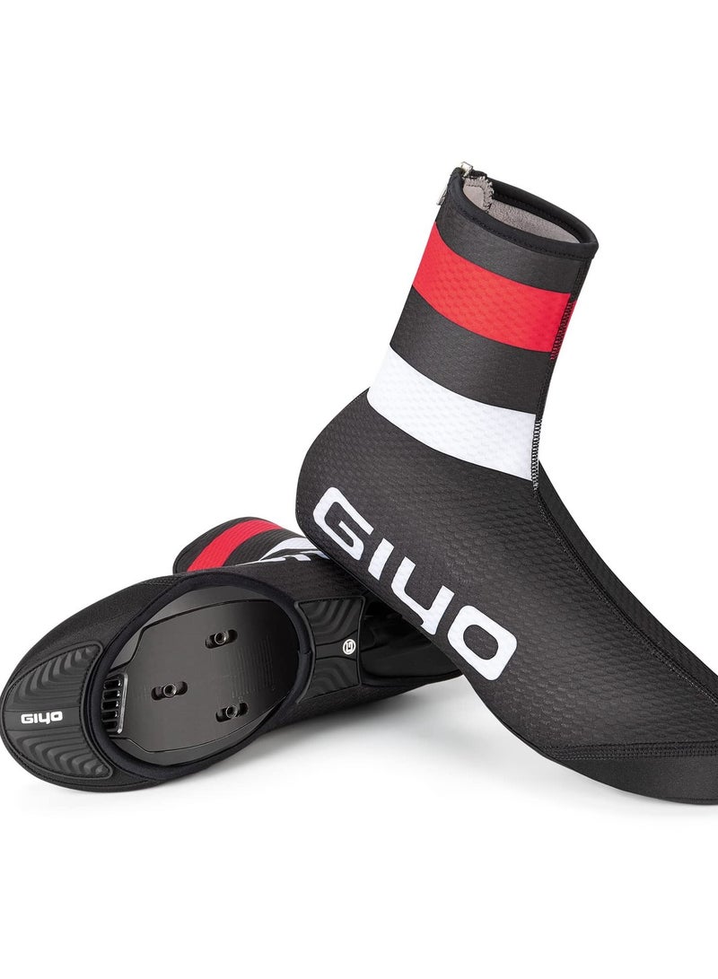 جيو Cycling Shoe Covers Cold Weather, Thermal Bike Windproof, Mountain Road Overshoes, Cover for Men Women(L code) - Image 1