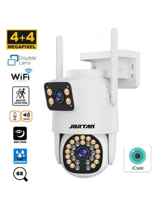 Jortan 4MP Dual Lens WIFI PTZ Camera, Dual Monitoring, Full Color Night Vision, 2 way Talking, Motion Detection, IP66 Waterproof, PTZ Control, 24/7 surveillance Camera, - pzsku/Z14F2F9519BCFE03413EBZ/45/1747382371/5f011a93-6c2d-4500-9e12-4d2420978ebd