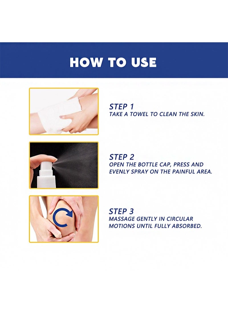 EELHOE - 2 Pieces Of Joint Pain Relief Spray，Natural Herbal Pain Relief Spray, Can Relieve Lumbar Disc And Cervical Pain - Image 1