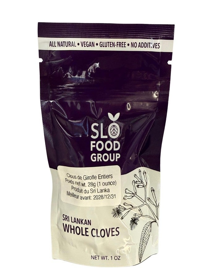 Slofoodgroup قرنفل كامل منتقى يدويًا من مجموعة سلو فود، 1 أونصة من القرنفل الكامل - Image 1