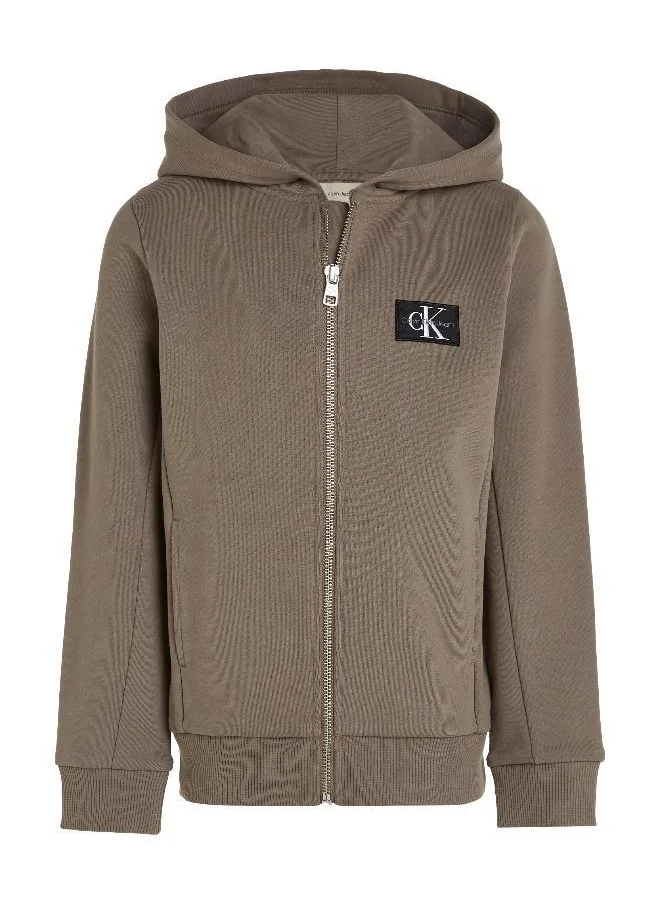 كالفن كلاين جينز Kids Zip Through Hoodie