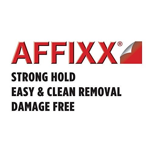 InterDesign iDesign York BPA-Free Plastic AFFIXX Self-Adhesive 4-Hook Key Rack - 6" x 1.8" x 1.2", Brushed/Chrome - Image 3