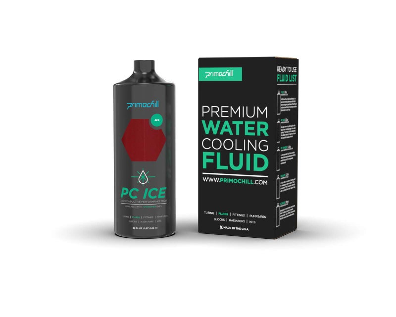 PrimoChill Ice - Low-Conductive Computer Watercooling Fluid (32 oz.) - Red - Image 2