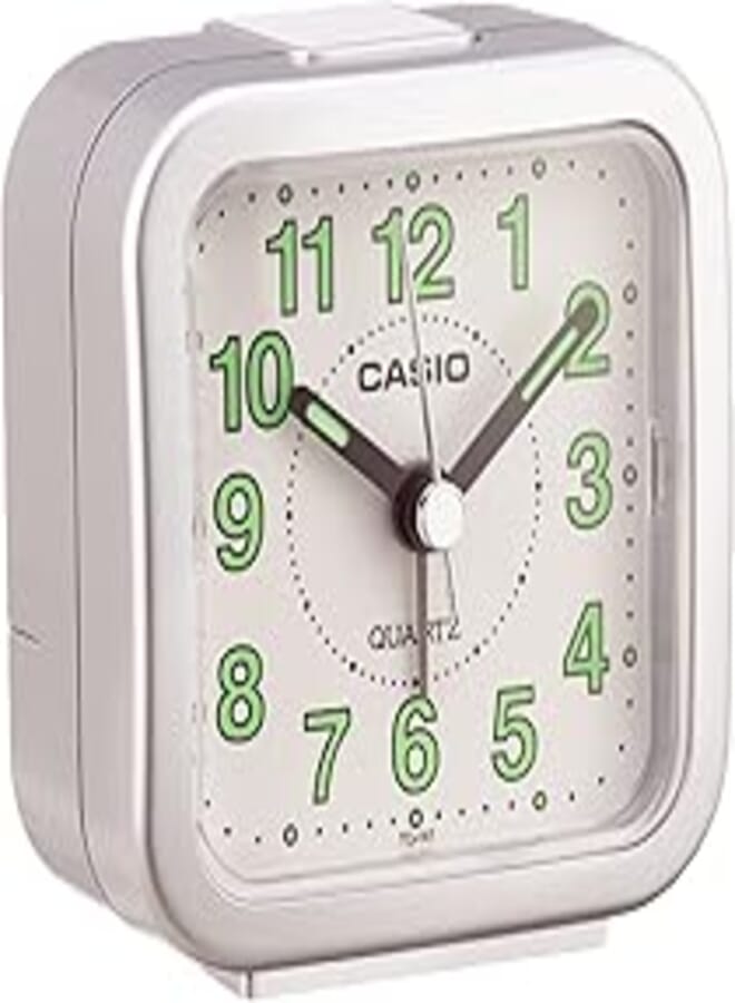 Casio TQ-141-8DF Alarm Clock - Grey