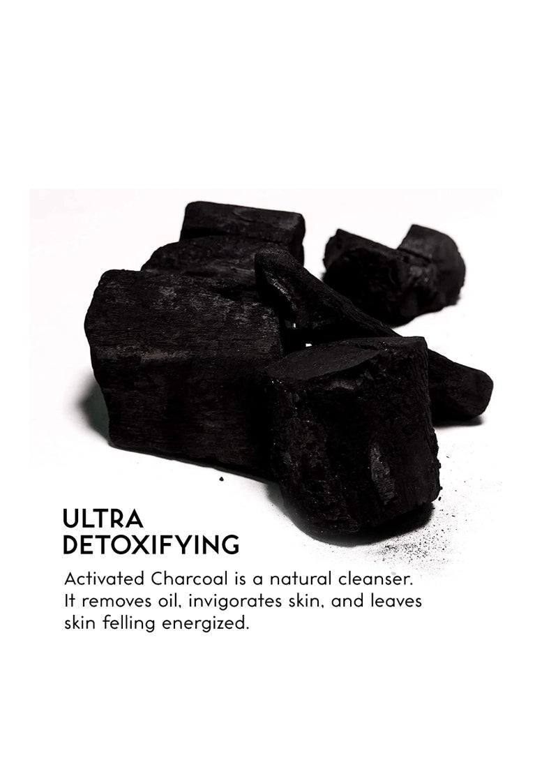 O Naturals O NATURALS 3 Pack Activated Charcoal Soap Black Bar Soap with Peppermint Oil Detoxifying Body Wash Soap Bar & Face Soap Vegan Men Soap with Shea Butter 100% Natural Soap for Men & Women Soap Bar, 4oz  - Image 3