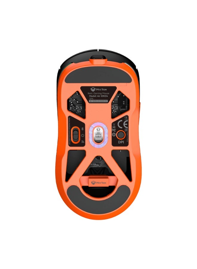 Meetion Wired + 2.4G + Bluetooth Tri-Mode RGB Gaming Mouse - Image 5