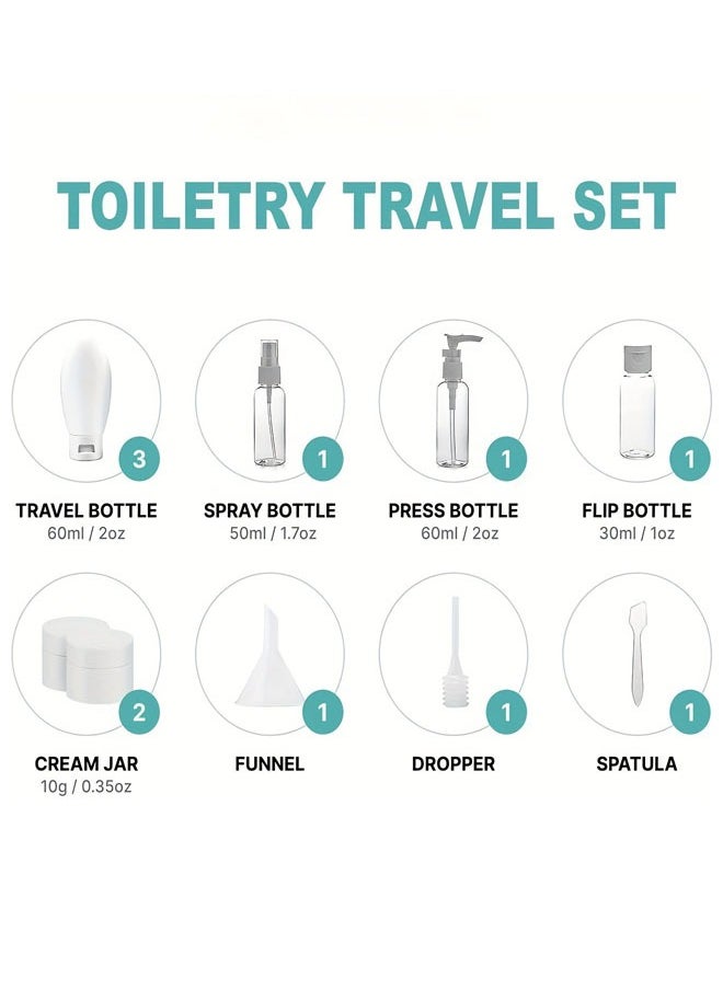 12PCS Travel Bottles for Toiletries with Travel Bag  Leak Proof Silicone Travel Containers for Toiletries - pzsku/Z14F3670C83E0EBEFA15BZ/45/_/1737341438/55b09b55-685f-4b94-922d-4b5672271380