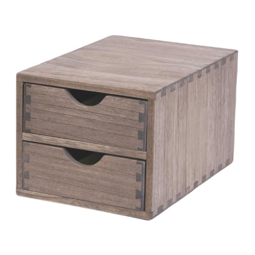 DDYURI Drawer Organizer Coffee Pod Holder - Kitchen Cutlery Storage Accessories/ K-Cup Drawers with Detachable Wooden Partition - Coffee Capsules Organization Counter - Wood desktop Small Cabinets - Image 1