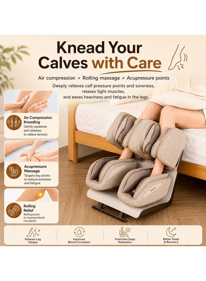 Nourest Zenso Foot, Calf & Leg Massager with Heat and Air Compression | Full coverage for the feet, ankles and calves - Image 4