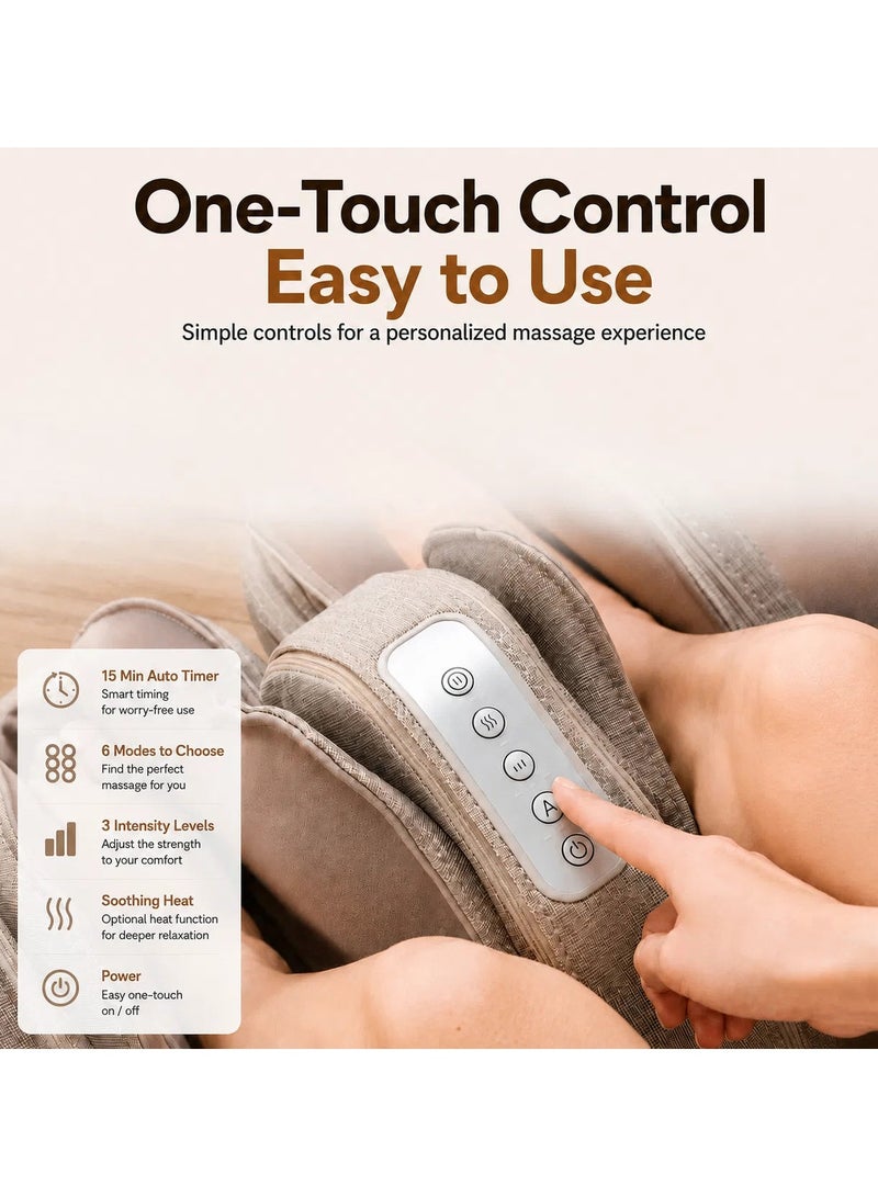 Nourest Zenso Foot, Calf & Leg Massager with Heat and Air Compression | Full coverage for the feet, ankles and calves - Image 5