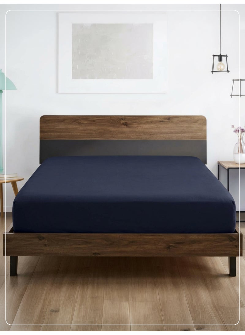 Donetella 1 Pcs King Fitted Sheet 180x200 cm | OEKO-TEX Certified Brushed Microfiber Deep Pocket Sheet with All Around Elastic | Ultra Soft, Wrinkle Resistant, Easy Care, Safe for Sensitive Skin - Image 1