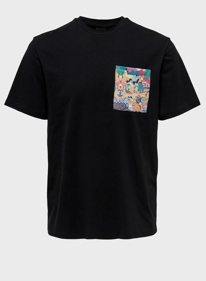 Only & Sons Essential Crew Neck T-Shirt