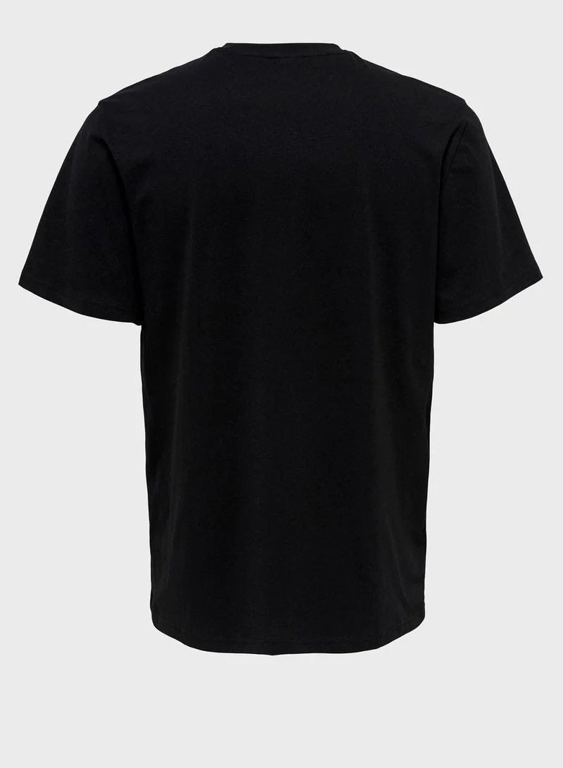 Only & Sons Essential Crew Neck T-Shirt