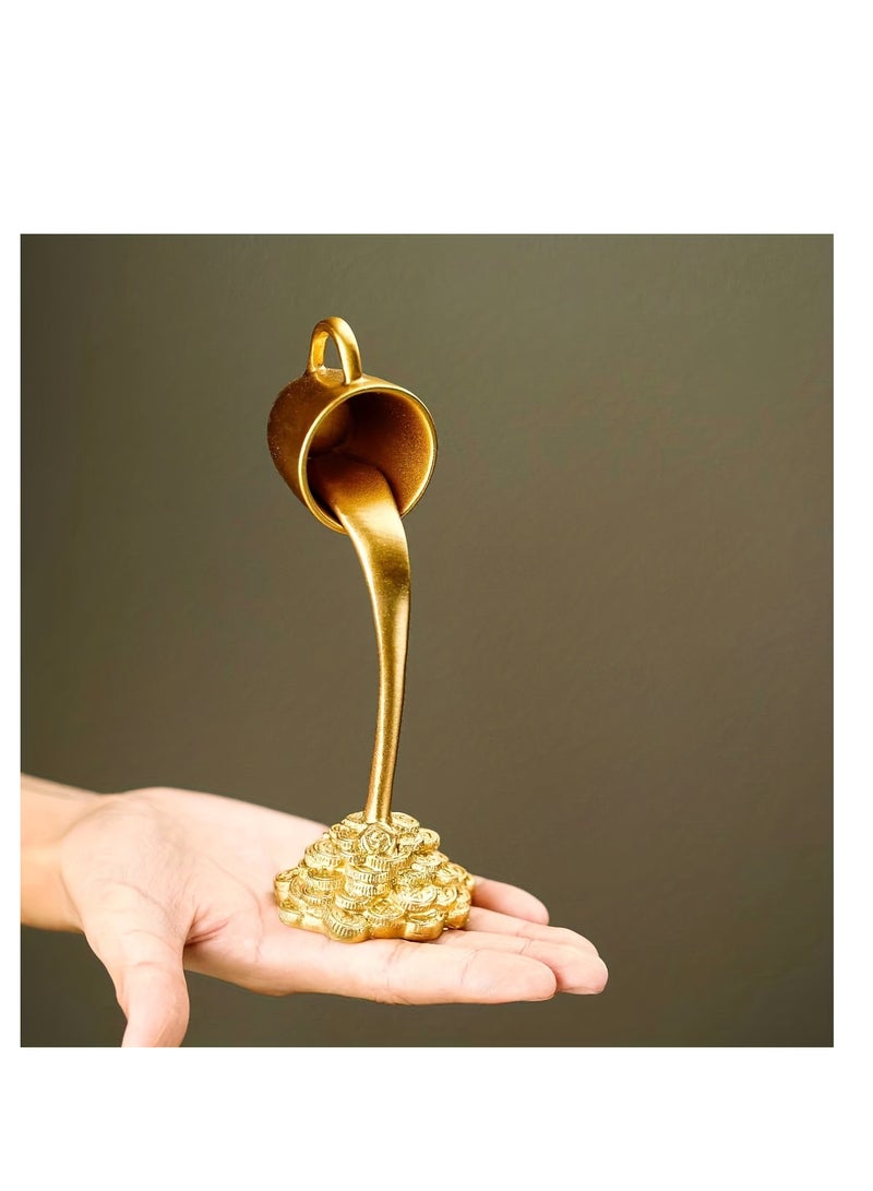 Suspended Coffee Cup Resin Ornaments Home Ornaments Floating Coffee Cup Ornaments  - Image 1